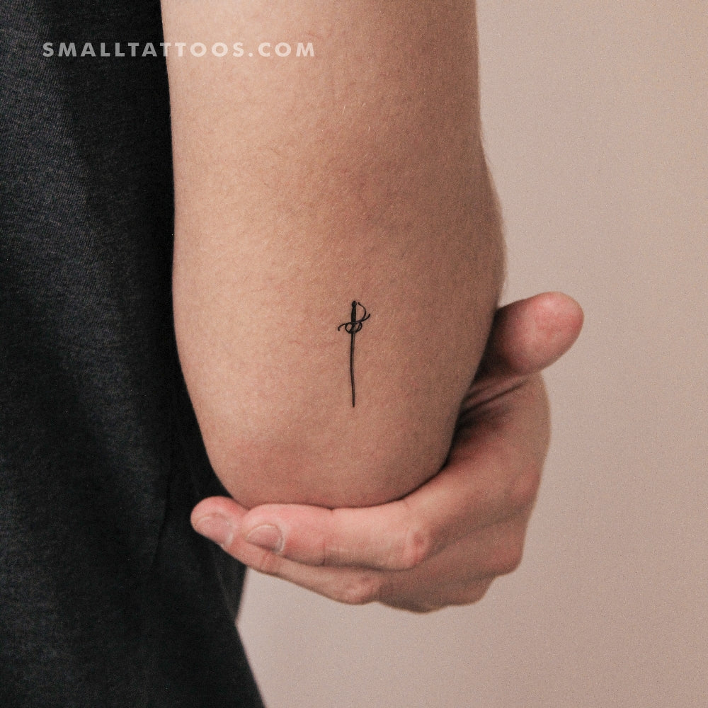 Rapier Temporary Tattoo (Set of 3)