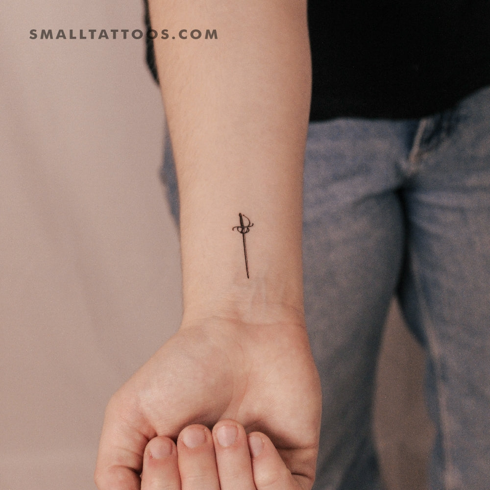 Rapier Temporary Tattoo (Set of 3)