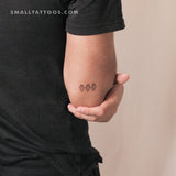 Three Wise Monkeys Temporary Tattoo (Set of 3)