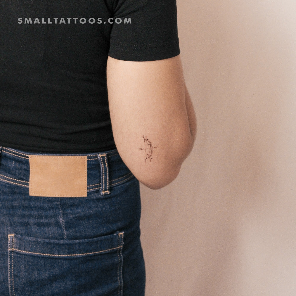 Bow And Arrow By Stefano Mazza Temporary Tattoo (Set of 3)