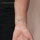 Whale By Stefano Mazza Temporary Tattoo (Set of 3)