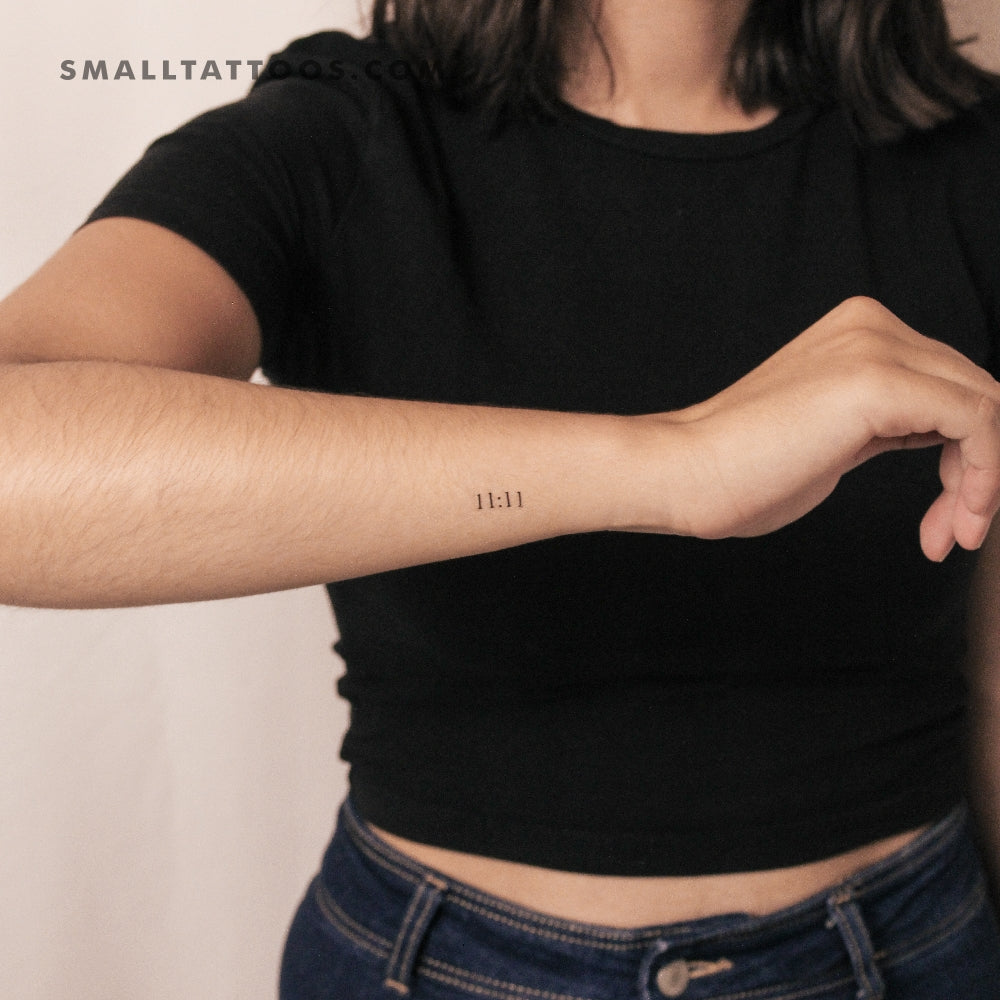 11:11 By Stefano Mazza Temporary Tattoo (Set of 3)