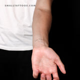 Protect Your Peace By Stefano Mazza Temporary Tattoo (Set of 3)
