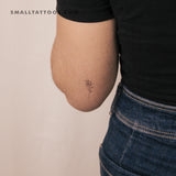 Peony By Stefano Mazza Temporary Tattoo (Set of 3)