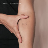 Lovely By Stefano Mazza Temporary Tattoo (Set of 3)