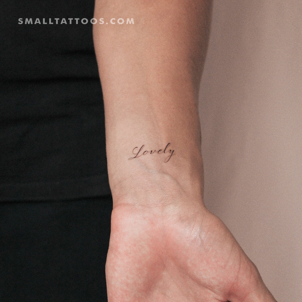 Lovely By Stefano Mazza Temporary Tattoo (Set of 3)