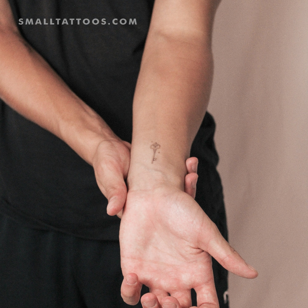 Vintage Key By Stefano Mazza Temporary Tattoo (Set of 3)