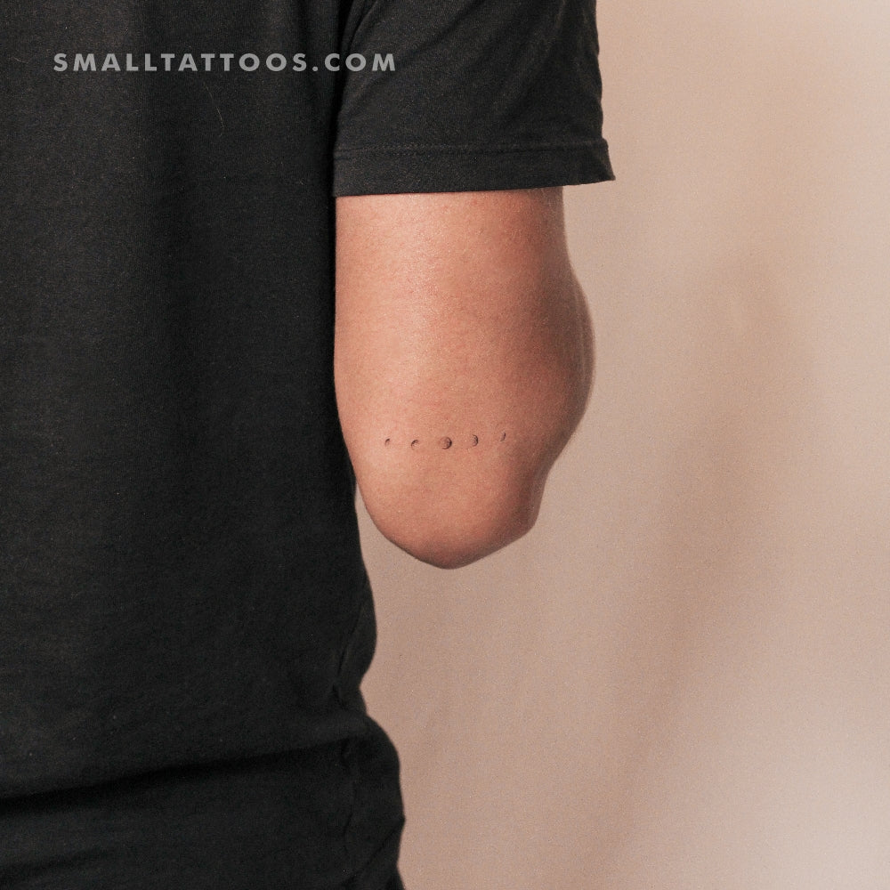 Moon Phases By Stefano Mazza Temporary Tattoo (Set of 3)