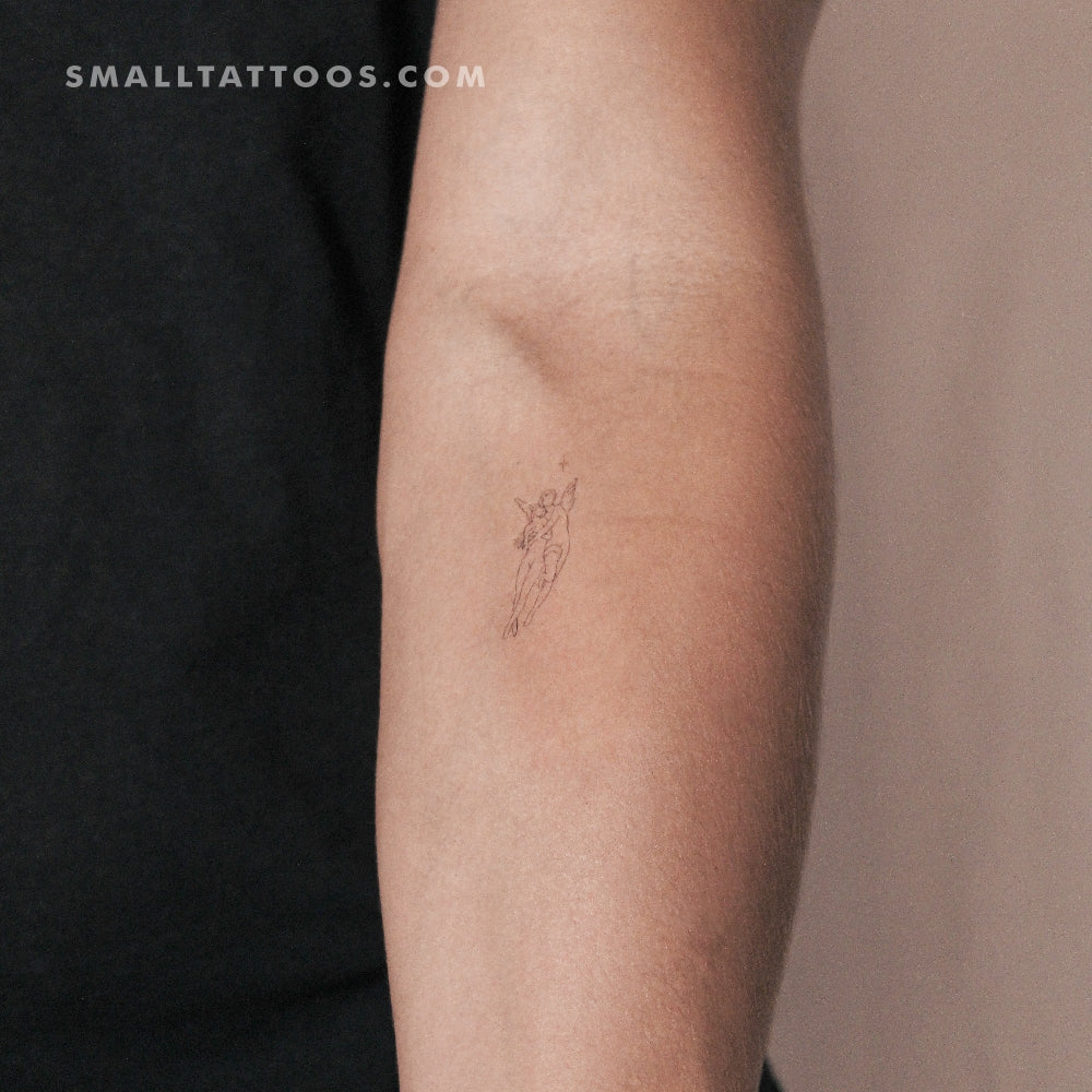 The Abduction Of Psyche By Stefano Mazza Temporary Tattoo (Set of 3)