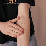Crescent Moon By Stefano Mazza Temporary Tattoo (Set of 3)