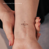 Saturn By Stefano Mazza Temporary Tattoo (Set of 3)