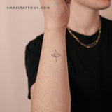 Saturn By Stefano Mazza Temporary Tattoo (Set of 3)