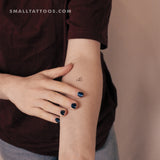 Cursive Letter E Script Temporary Tattoo (Set of 3)
