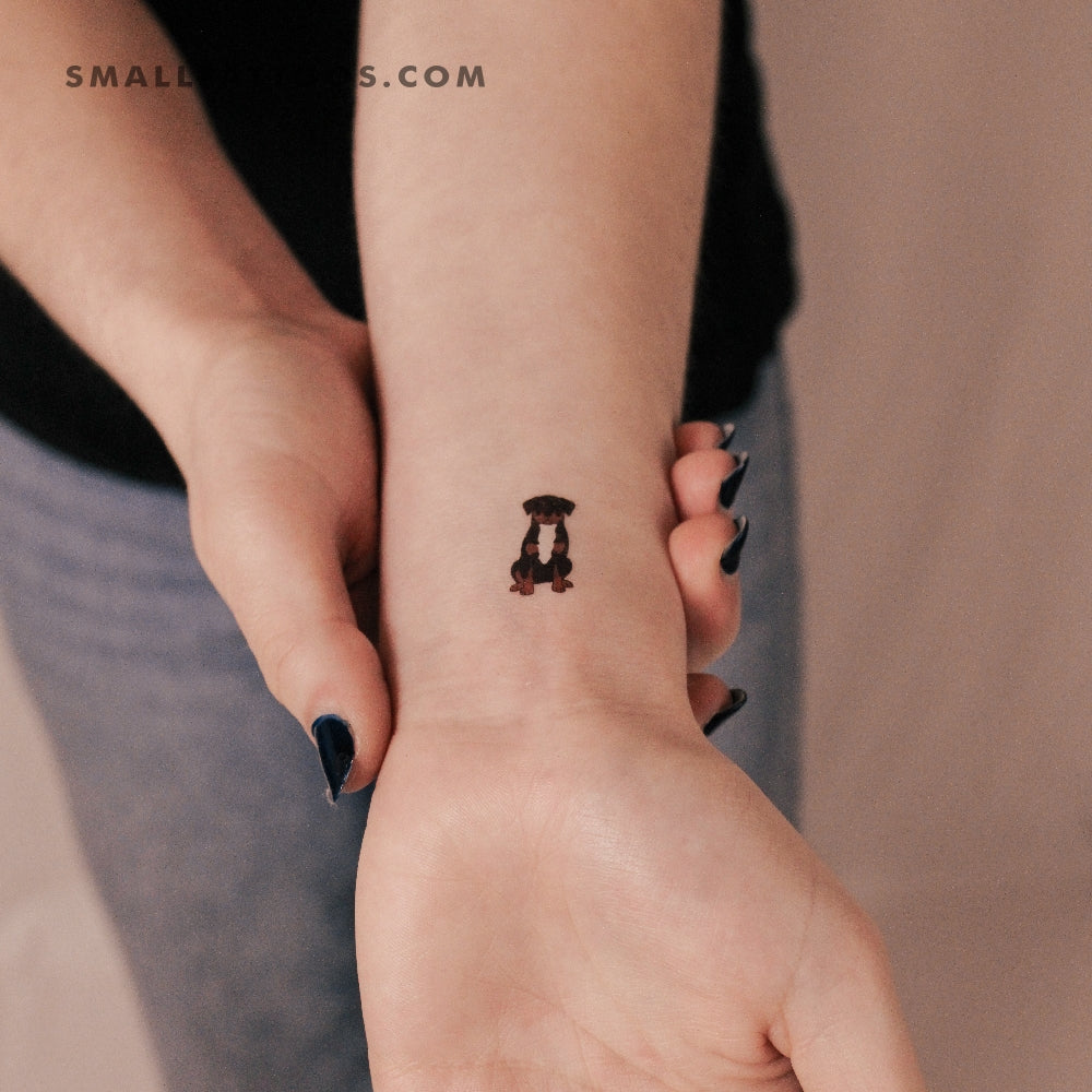 Tatuaje temporal de rottweiler (juego de 3)