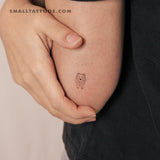 Fine Line Collie Temporary Tattoo (Set of 3)
