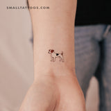 Parson Russell Terrier Temporary Tattoo (Set of 3)