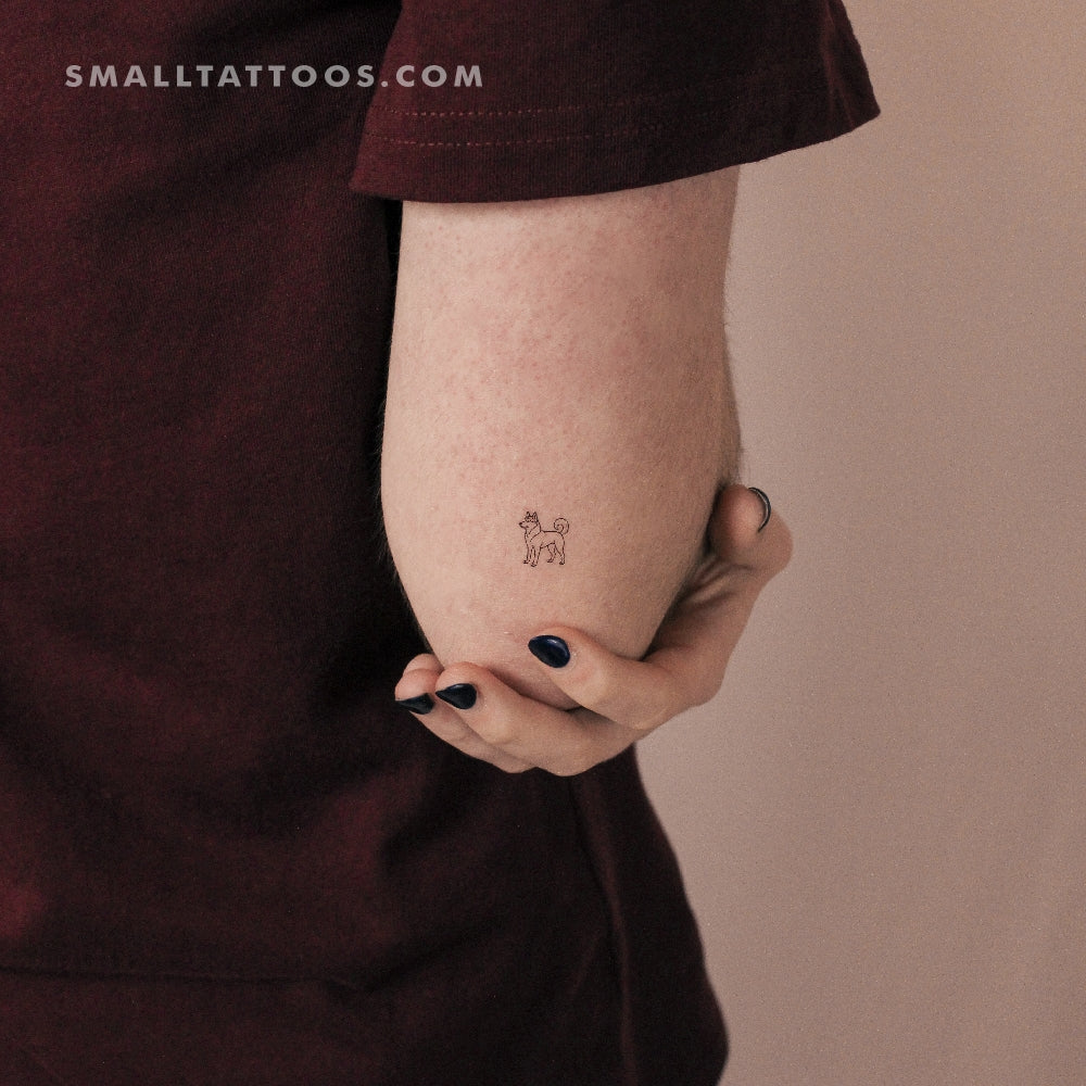 Tatuaje temporal de husky siberiano (juego de 3)