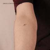 Letter C Script Temporary Tattoo (Set of 3)