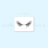 The Fallen Angel's Gaze Temporary Tattoo (Set of 3)