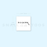 Peace Temporary Tattoo (Set of 3)