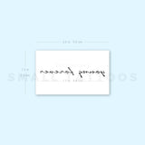 Young Forever Temporary Tattoo (Set of 3)