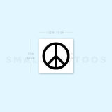 Peace Symbol Temporary Tattoo (Set of 3)