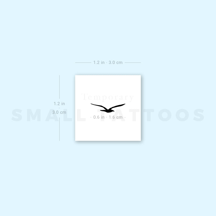 Seagull Temporary Tattoo (Set of 3)