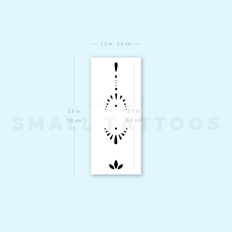 Tatuaje temporal de composición de dedos 2 (juego de 3)