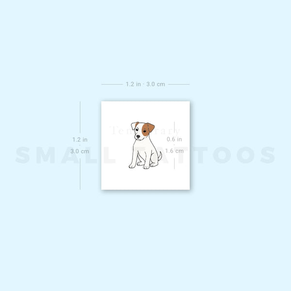 Jack Russell Temporary Tattoo (Set of 3)
