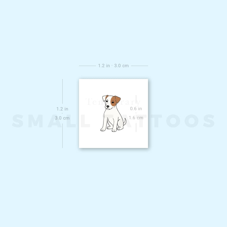 Jack Russell Temporary Tattoo (Set of 3)