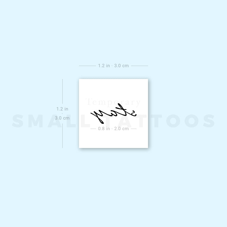 Stay Temporary Tattoo (Set of 3)