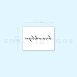 Brooklyn Temporary Tattoo (Set of 3)