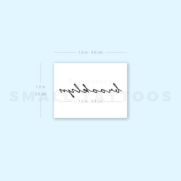 Brooklyn Temporary Tattoo (Set of 3)