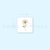 Small Daisy Temporary Tattoo (Set of 3)