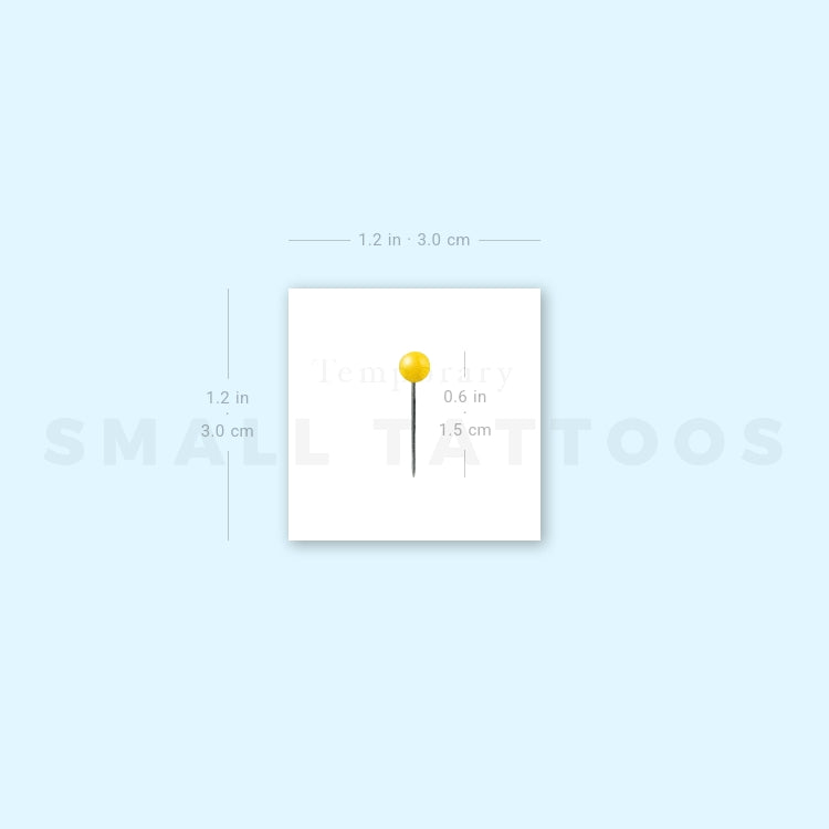 Pin Temporary Tattoo (Set of 3)