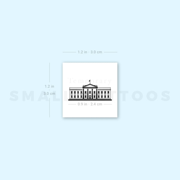 The White House Temporary Tattoo (Set of 3)