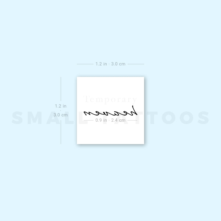 Heaven Temporary Tattoo (Set of 3)