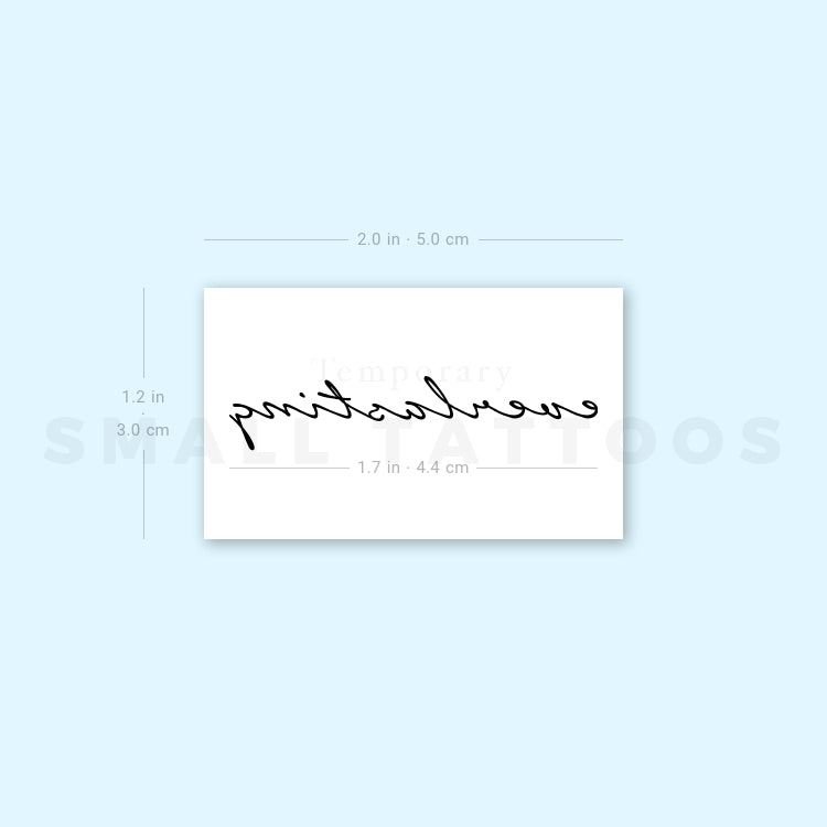 Tatuaje temporal eterno (juego de 3)