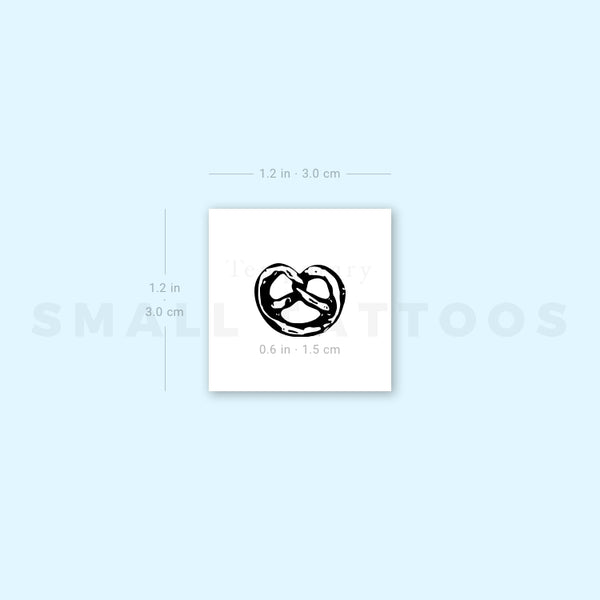 Little Pretzel Temporary Tattoo (Set of 3)