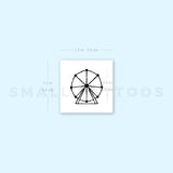 Ferris Wheel Temporary Tattoo (Set of 3)