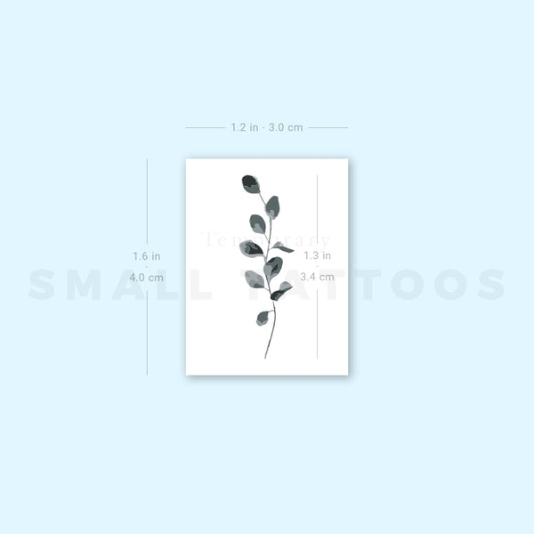 Eucalyptus Temporary Tattoo (Set of 3)