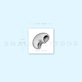 Pipe Rigate Pasta Temporary Tattoo (Set of 3)