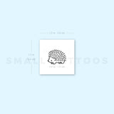 Small Hedgehog Temporary Tattoo (Set of 3)