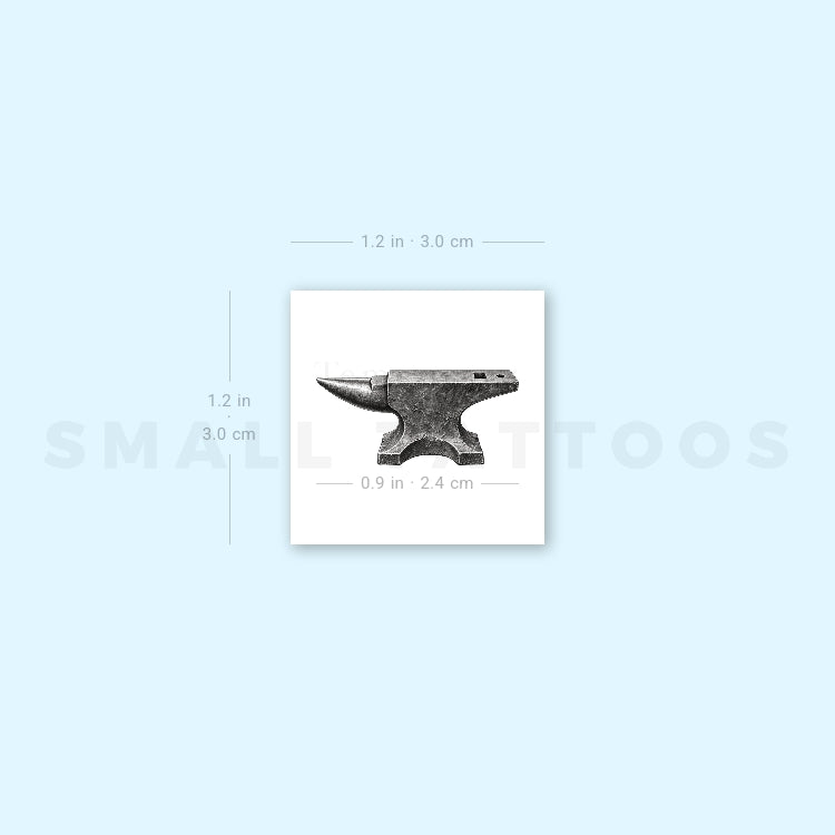 Anvil Temporary Tattoo (Set of 3)