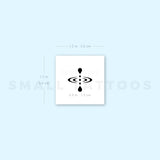 Little Mindfulness Symbol Temporary Tattoo (Set of 3)