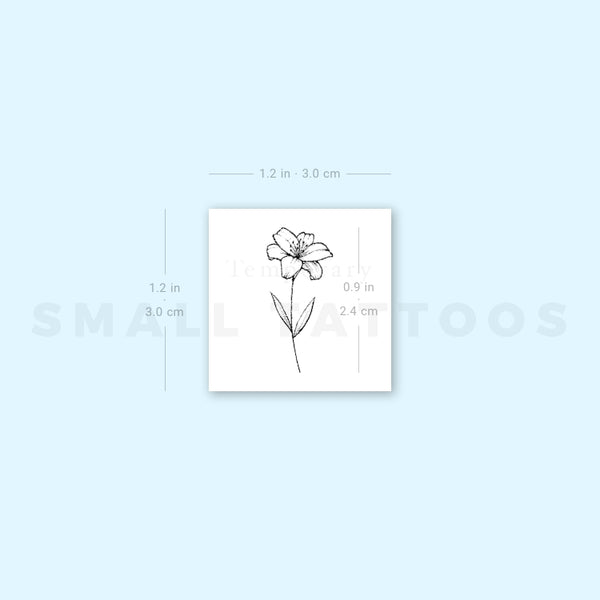 Lily Temporary Tattoo (Set of 3)