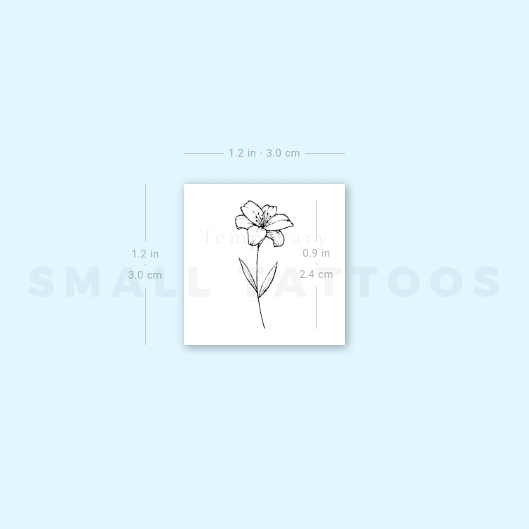 Lily Temporary Tattoo (Set of 3)