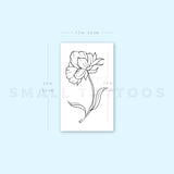 Flower Temporary Tattoo By M3.Ink (Set of 3)