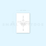 Small Ornament Temporary Tattoo By M3.Ink (Set of 3)