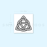 Interlaced Trinity Knot Temporary Tattoo (Set of 3)